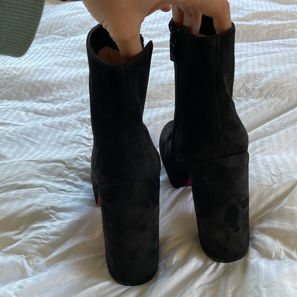 CHRISTIAN LOUBOUTIN Movida 130 suede ankle boots - Picture 11 of 12
